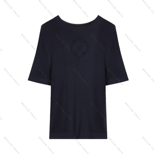 百搭立体山茶花短袖 时尚 新款 女士上衣DX611 南油虹姐