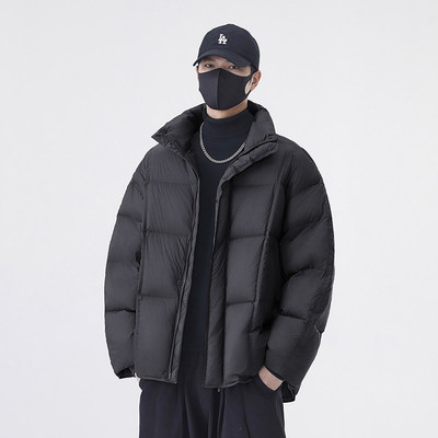 无影墙云朵泡芙无胆立领羽绒服