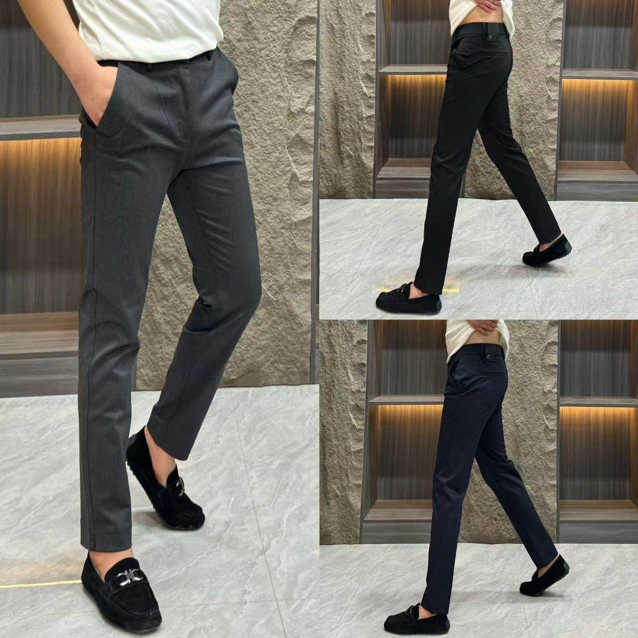 2025春季男士休闲 裤韩版修身小脚西裤时尚百搭商务长裤子男潮简,男装,西裤,淘宝优惠券,粉丝福利购,淘宝优惠卷