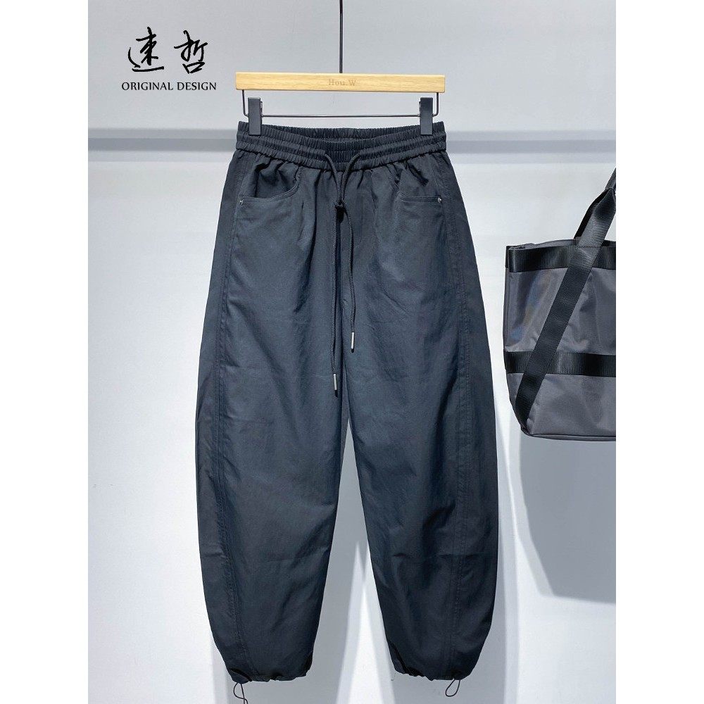 秋季简约休闲弯刀裤男潮流时尚百搭青年直筒裤户外工装休闲裤子潮,男装,休闲裤,淘宝优惠券,粉丝福利购,淘宝优惠卷