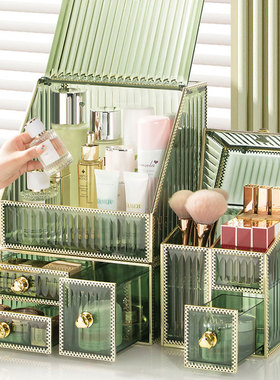 网红收纳盒梳妆台浴室卫生间房间装饰摆件卧室化妆台洗手间装饰品