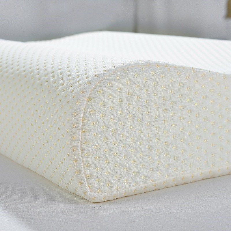 记忆枕头枕芯带棉枕套美容院按摩床上可用枕头曲线波浪成人单人只