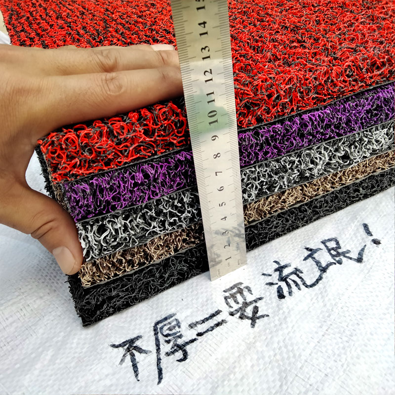 加厚入户门垫地垫脚垫进门大门口入门外pvc丝圈地毯户外定制logo图片