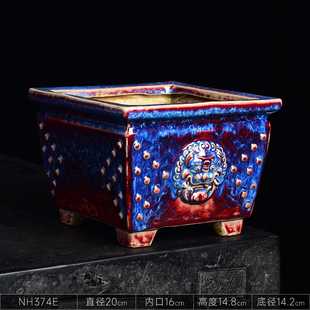 蝴蝶兰专用花盆陶瓷大号造景家用室内绿植兰花盆吊兰大口径盆景盆