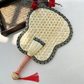 大风力纳凉扇老式 麦秆扇子耐用编织扇子芭蕉扇子家用手工编织蒲扇