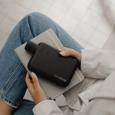 memobottle 新款 扁平水壶不锈钢水杯健身大容量生日特别的礼物