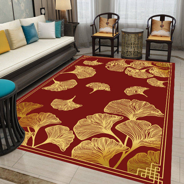 中式客厅茶几地毯房间家用大面积玄关地垫机洗防滑入户门口浴室垫