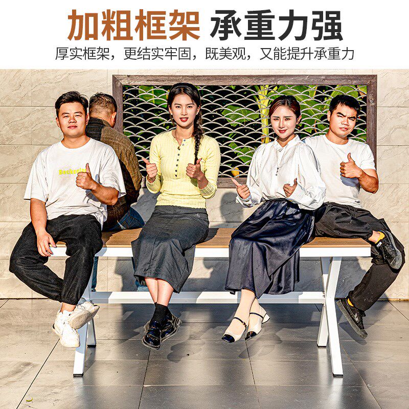 莫家北欧桌椅庭院休闲室外白色轻奢茶桌露台餐桌别墅花园户外桌椅