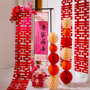 晨袍拍照背景布置男方婚房套装拍摄区装饰摄影道具结婚礼用品架子