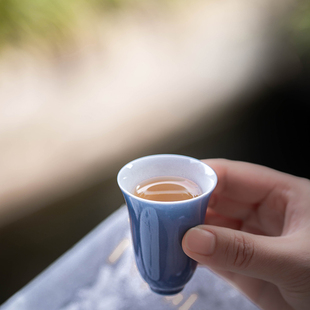景德镇纯手绘小茶杯单杯闻香杯高档个人专用陶瓷茶盏品茗杯瓷杯