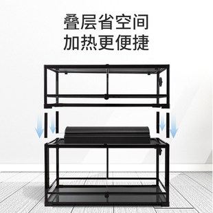 reptizoo爬虫箱爬宠玻璃缸蜥蜴守宫鬃狮蛇陆龟寄居蟹角蛙饲养箱盒