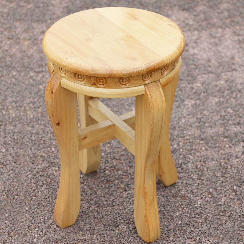 中式全实木鼓凳古筝凳明清古典圆凳子仿古鼓墩香柏木客厅茶几矮凳