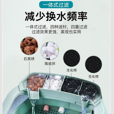 乌龟缸生态缸养乌龟专用缸饲养缸龟缸家用小乌龟小型鳄龟别墅