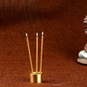 现货速发铜多孔香插三孔九孔铜香插香炉香托香道线香三根香座香夹