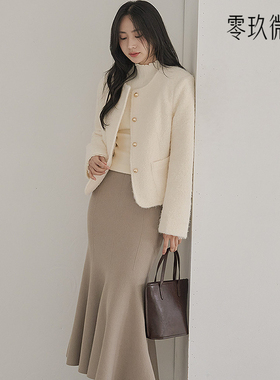 零玖微茗2025大码半身裙微胖mm显瘦优雅气质长款淑女鱼尾裙79022