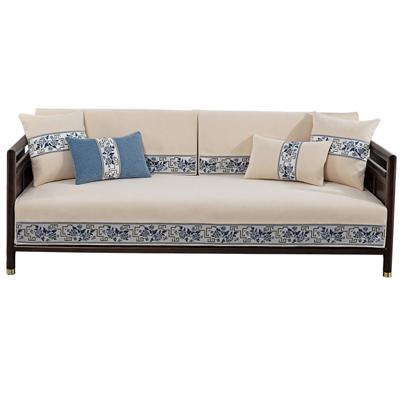 新中式防滑沙发垫四季通用组合皮沙发套罩座垫木沙发垫布艺坐垫子,居家布艺,沙发垫,淘宝优惠券,粉丝福利购,淘宝优惠卷