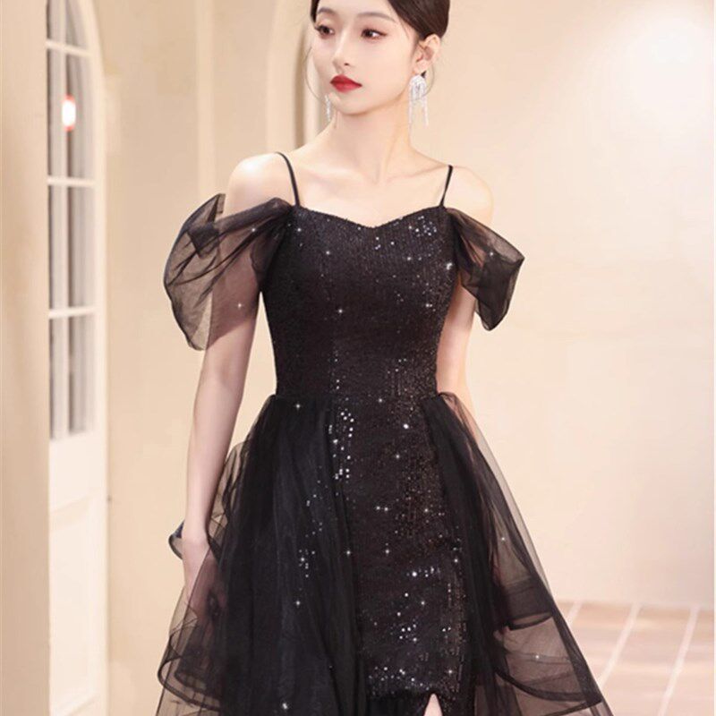 晚礼服女轻奢小众高端宴会气质生日成人礼蓬蓬裙高级感钢琴演出服