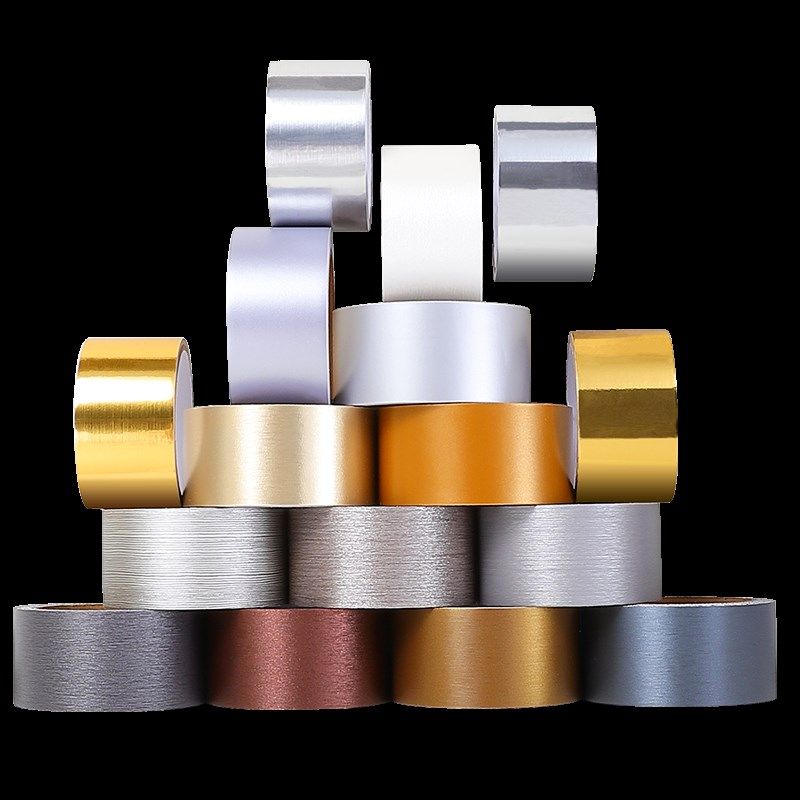 铝合金窗框门框破损修补门套包边自粘窗户边框金属装饰条玻璃贴纸