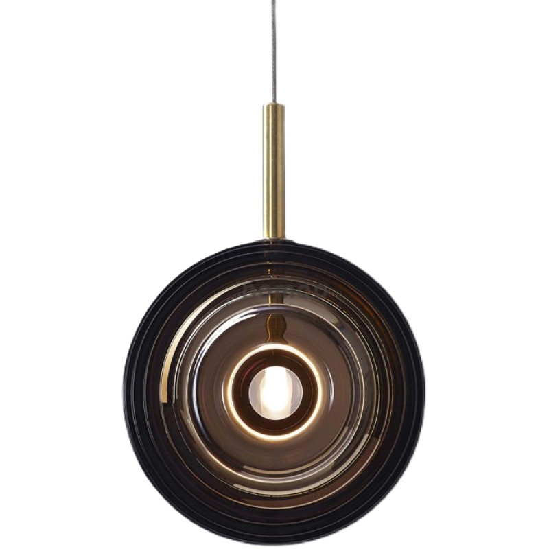 北欧卧室床头吊线灯个性餐厅吧台玻璃单头吊灯设计师创意组合灯具