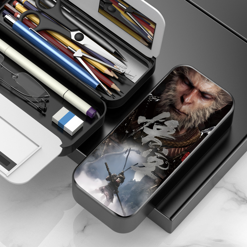 黑神话悟空笔袋小学生文具盒初中生铅笔盒笔盒男童男孩子男孩2024