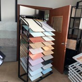 60涂料展示架 艺术漆样板展架硅藻泥色板卡多功能展示样架 包邮