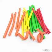 韩本魔力棒四方形海绵杠方型烫发杠美发沙龙用发廊纹理杠摩力欧棒