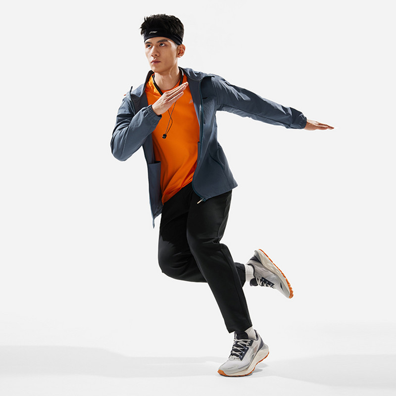 李宁LI-NING男子舒适百搭时尚潮流小脚卫裤AKLU145