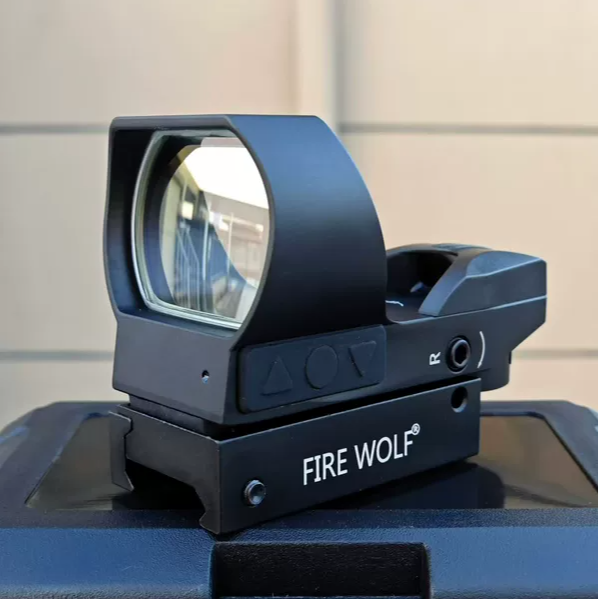 高清充电款四变点瞄准器高品质金属银膜可选20mm模型弹弓配件玩具