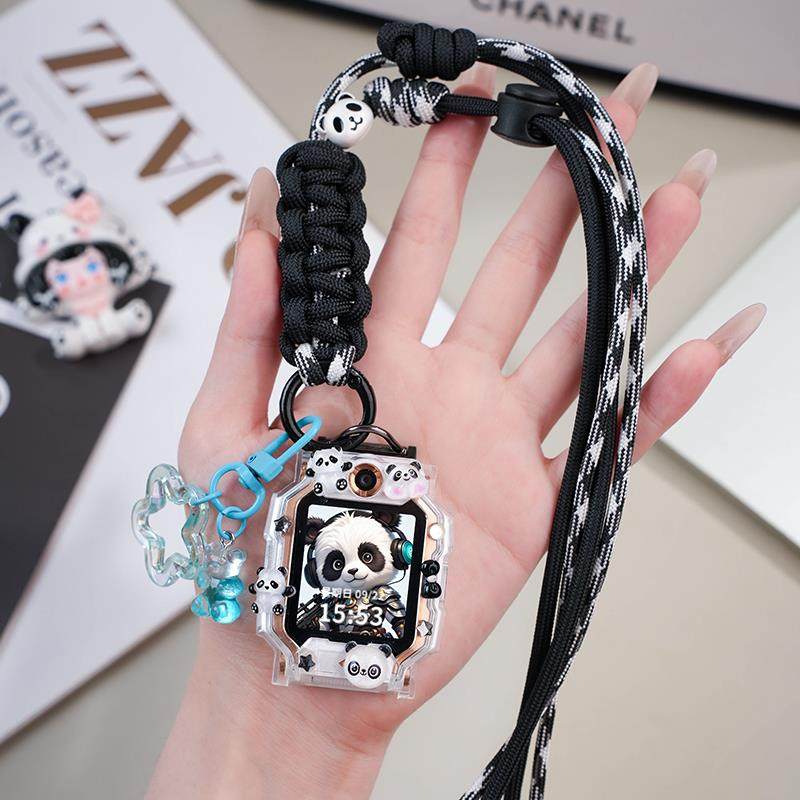 适用小天才W2123AC儿童手表D3表带D3S挂套Z7S保护壳Q1C表链Y7吊绳