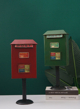 速发铁道工业邮箱桌面摆件复古怀旧摆道件具餐厅酒吧陈列艺具老式