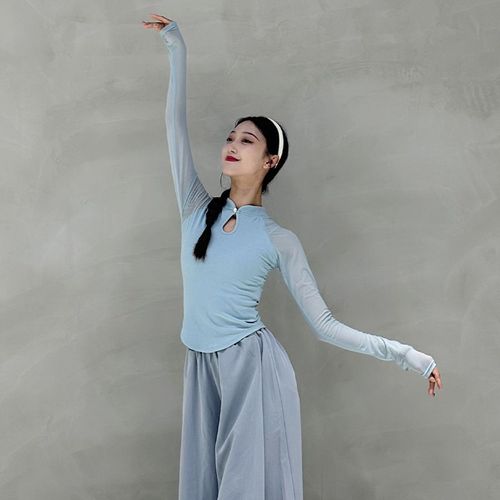 速发古典舞练功服出网上衣旗袍领身韵形体服中国舞演纱服