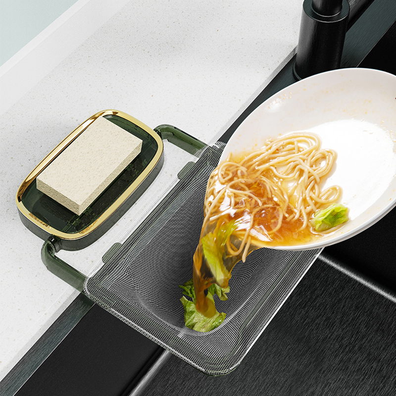 速发厨房网槽过滤圾一次性水池洗菜盆垃水下水道洗碗池沥水架剩饭