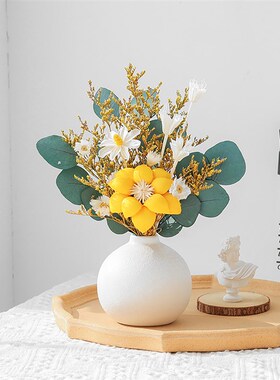 速发草级感干花摆束客厅摆设通高花风干永生久花真花轻奢高档装饰