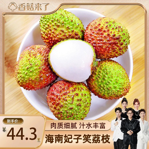 【香菇来了】妃子笑荔枝4.5斤包邮现摘现发荔枝孕妇水果整箱