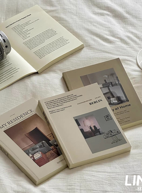 北欧简约仿真书杂志摆件