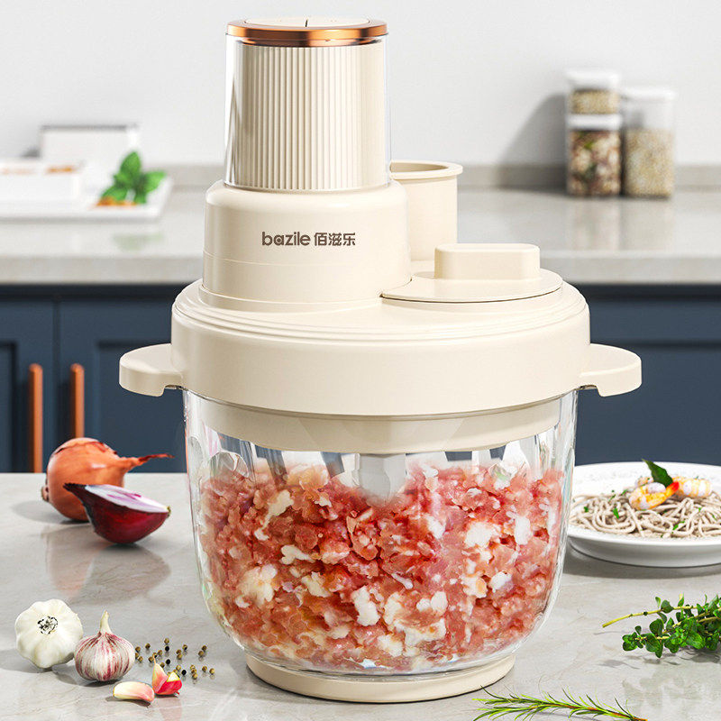 和面绞肉机家用电动多功能揉面All小型料理搅拌机绞菜碎肉馅机