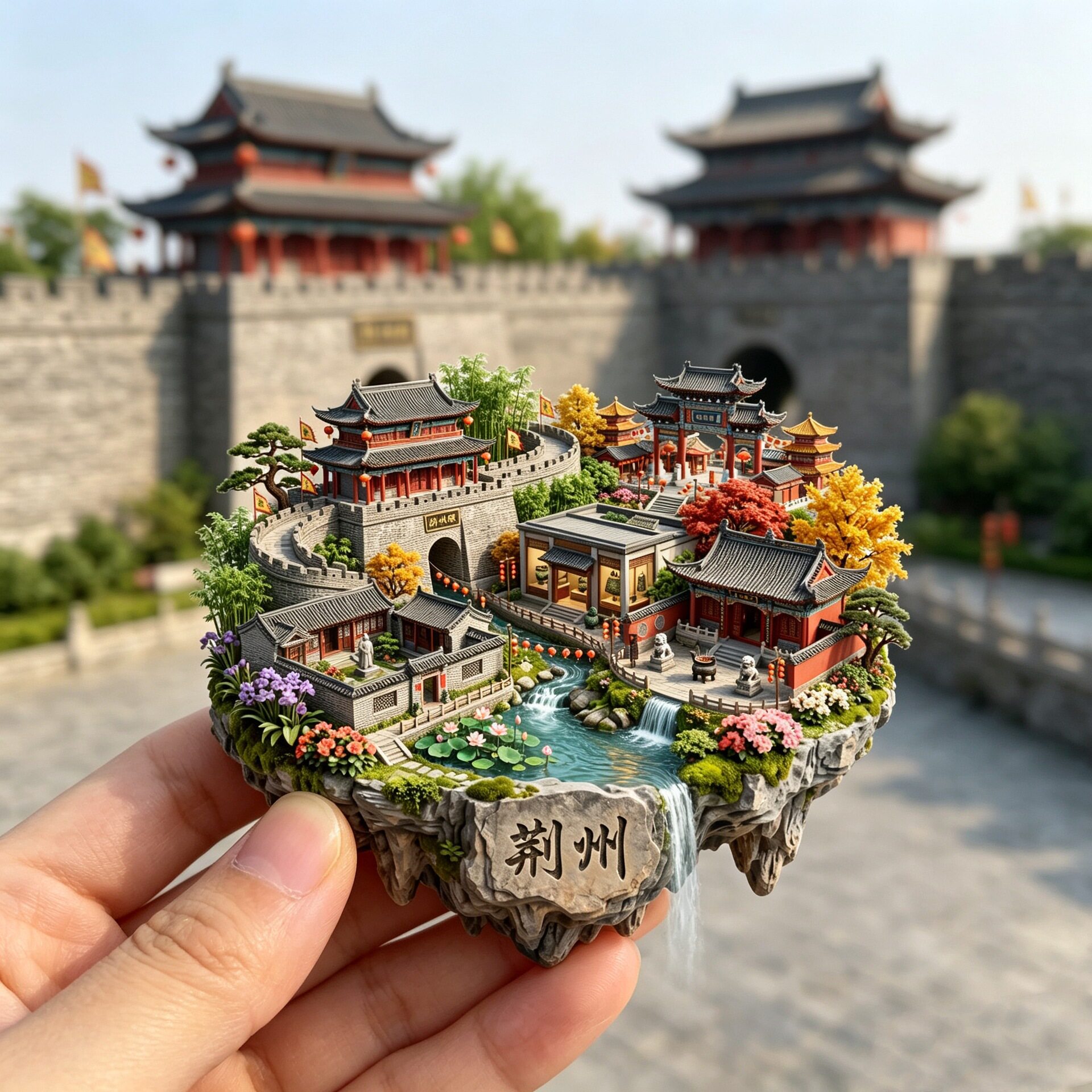 湖北荆州城市旅游纪念品冰箱贴
