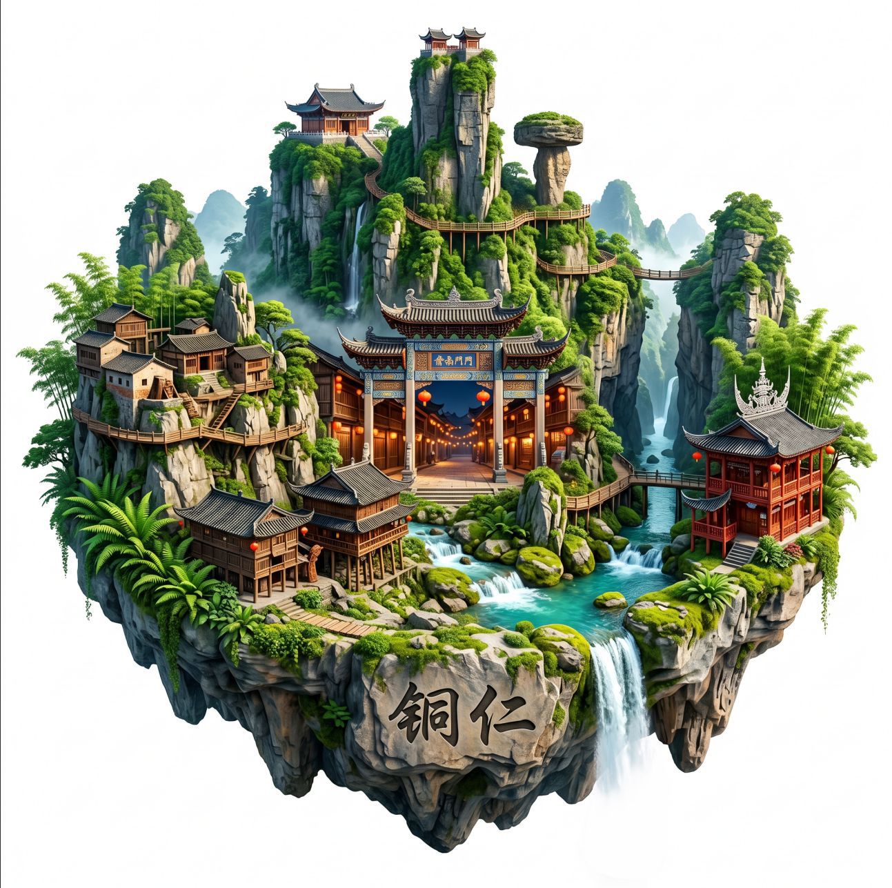 贵州铜仁城市旅游纪念品冰箱贴磁