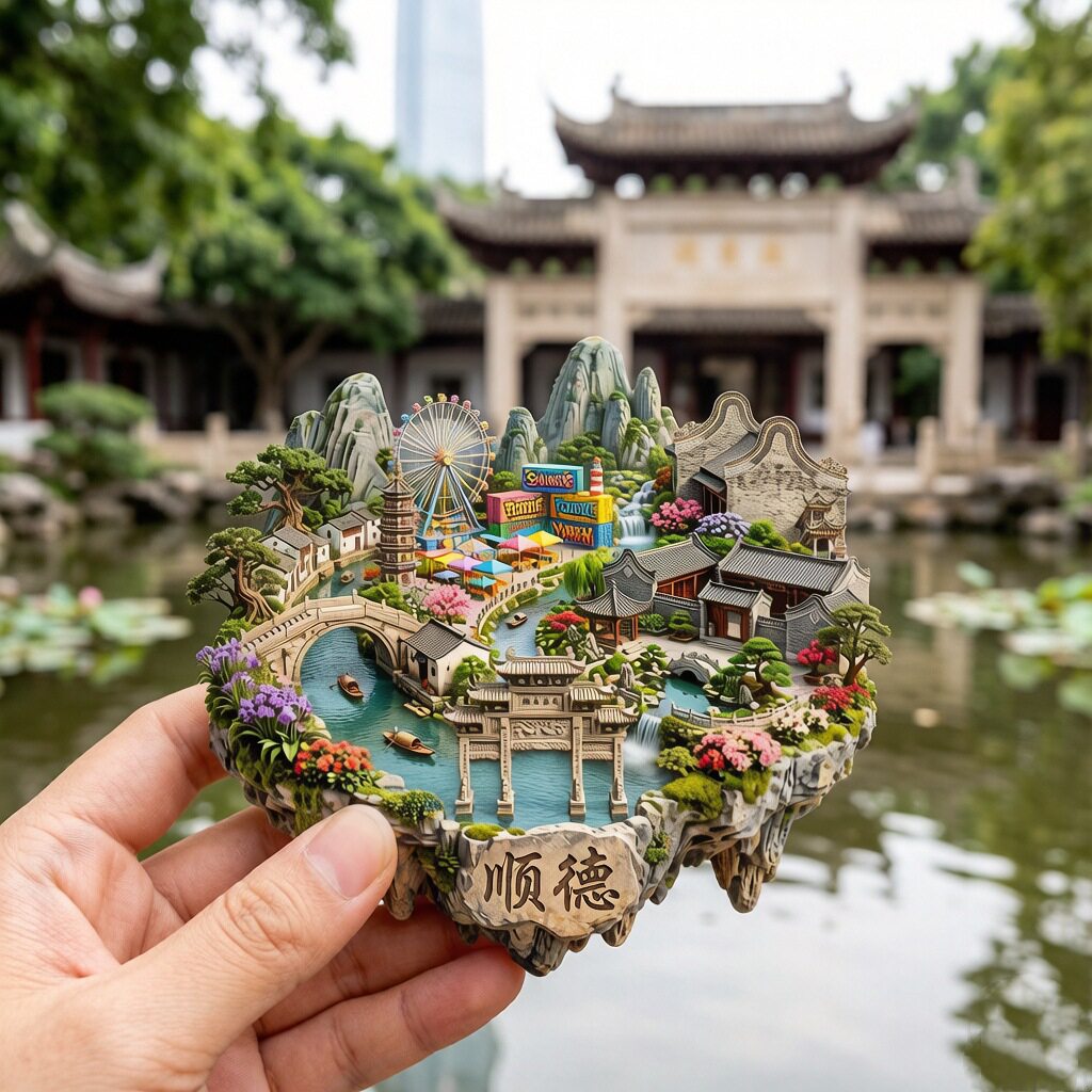 佛山城市旅游纪念品冰箱贴磁吸