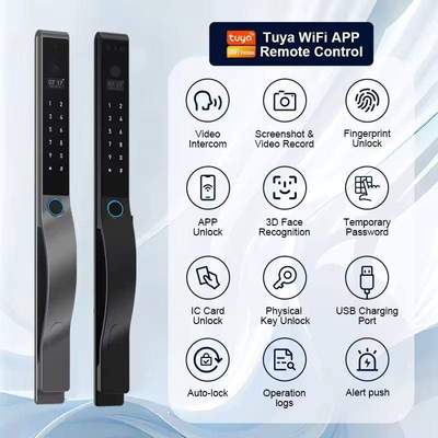Tuya Wifi Digital Automatic Electronic Biometric Lock