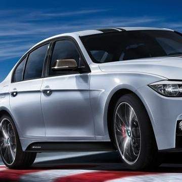 适用于 宝马3系F30 F35 320 328 330  mt mp包围侧裙专用贴纸