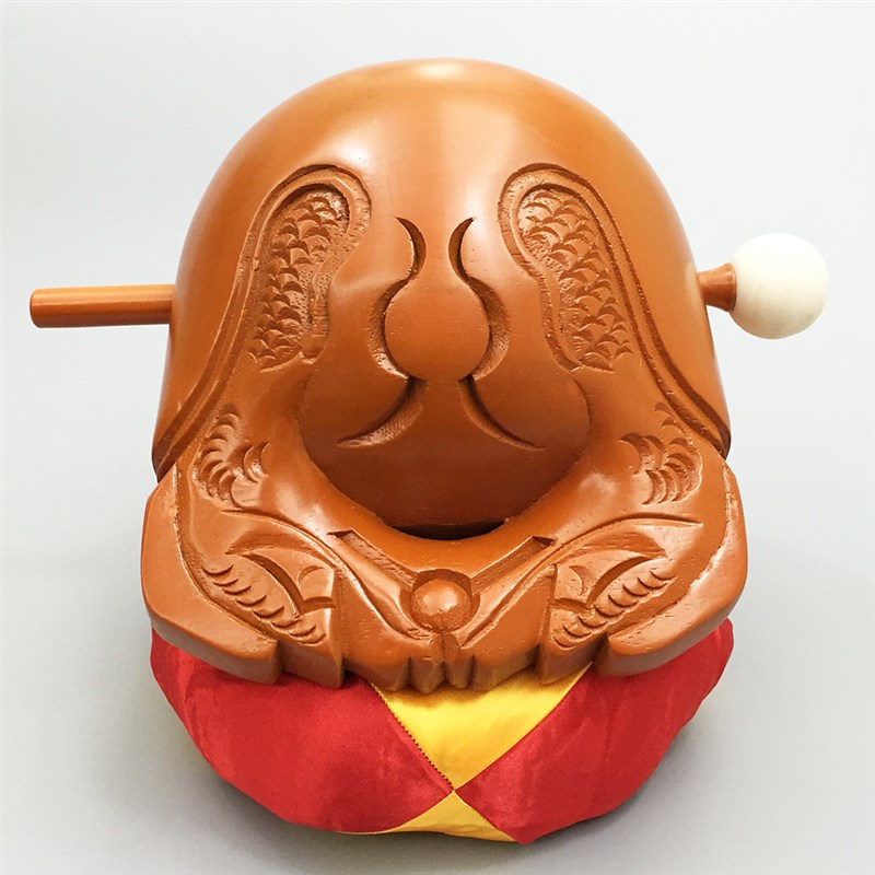 速发念木诵经佛鱼禅修法器佛具香炉木垫铜庆引庆6寸樟拜佛应木鱼