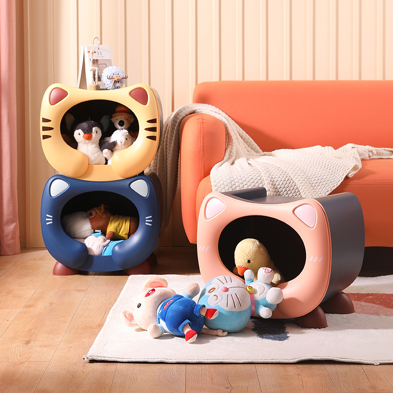 多巴胺猫猫窝可多用型整理箱玩具收纳架可叠放的大容量狗狗猫猫窝