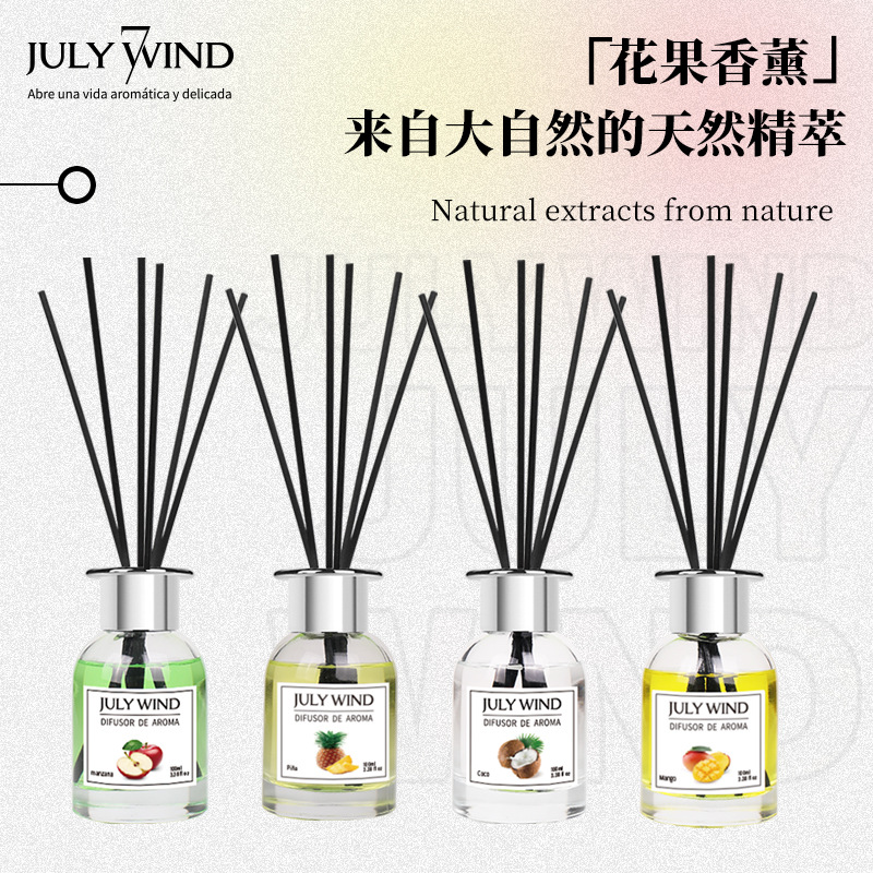 新款花香果香无火香薰小清新家用房间室内厕所持久留香清新剂摆件