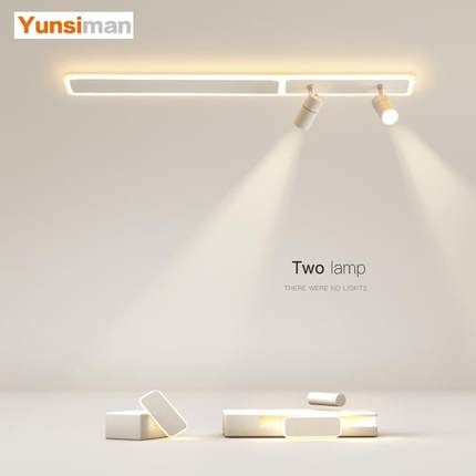 韵丝蔓创意客厅led吸顶灯个性卧室书房灯现代简约长条过道阳台灯