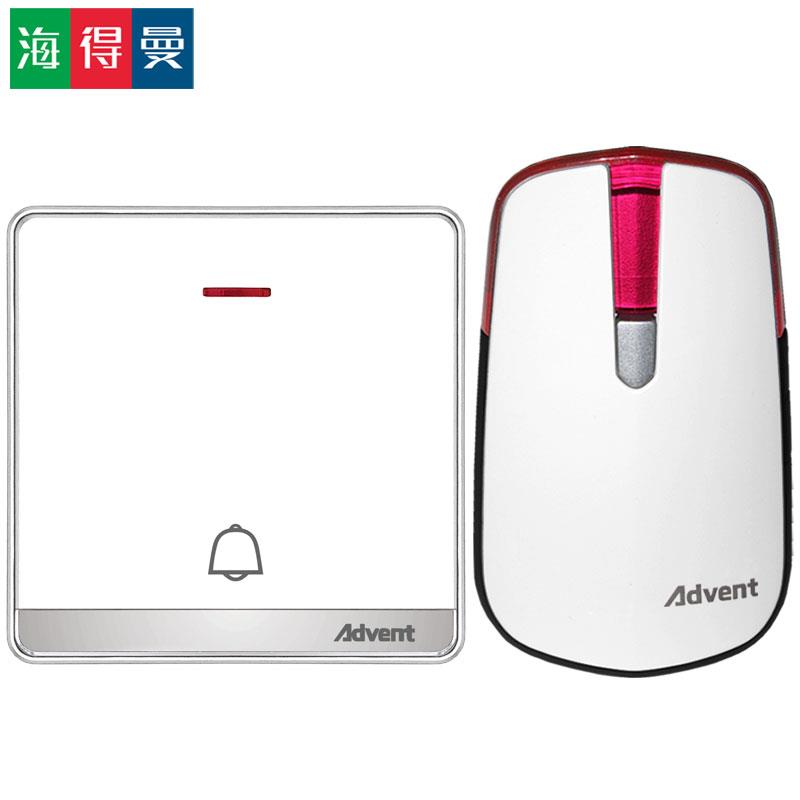 包邮自发电无线门铃大面板开关防水遥控远距离呼叫器海得曼advent