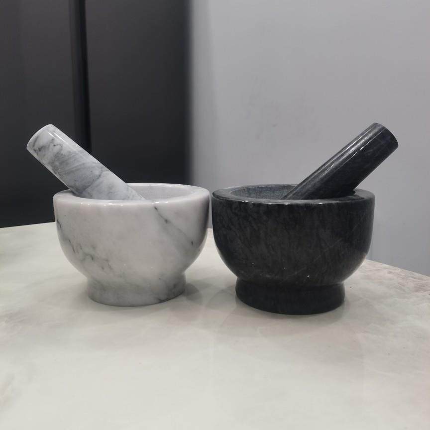 天然石材压蒜器石臼研磨器捣药罐压蒜器蒜臼蒜泥器石鱼饵家用石头