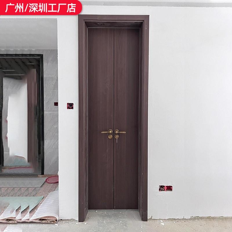 双开门小门洞房门定制卧室1米套装门室内门中式房间门小窄对开门