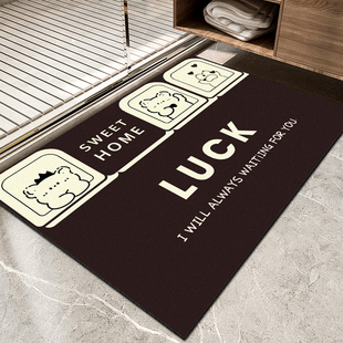 浴室吸水地垫高级感厕所门口脚垫硅藻泥加厚耐脏免洗垫卫生间地毯