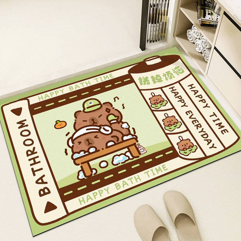 卫生间防滑地垫家用厕所进门耐脏吸水脚垫定制硅藻泥软垫浴室地毯,个性定制/设计服务/DIY,地毯/地垫定制,淘宝优惠券,粉丝福利购,淘宝优惠卷